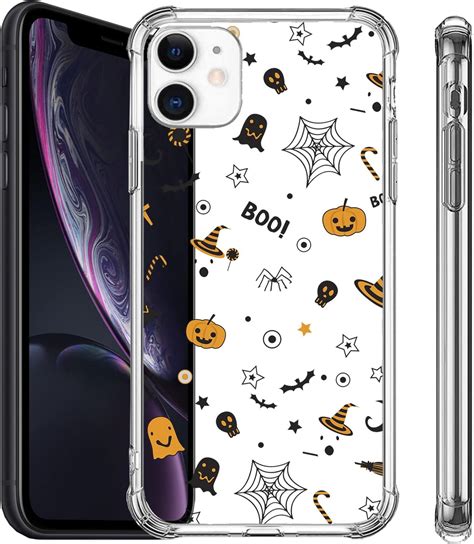 Amazon.com: iPhone 11 Pro Max Spooky Halloween Ghosts 3D Clay Effect ...