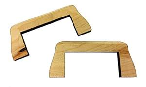 2pc. Hard Maple "Flying Bridge" Cigar Box Guitar Bridges : Amazon.in ...