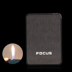 FITUP ALUMINIUM Cigarette Case with Refillable Lighter Cigarette Box 2 ...
