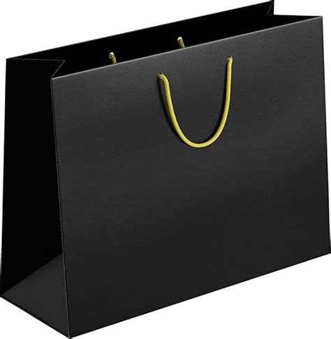 Black Gift Bags - Paper Bags for Return Gifts | Large Paper Gift Bag ...
