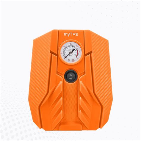 myTVS Car Tyre Inflator | 100 Psi, 12V DC | Air Pump for Car tyre ...