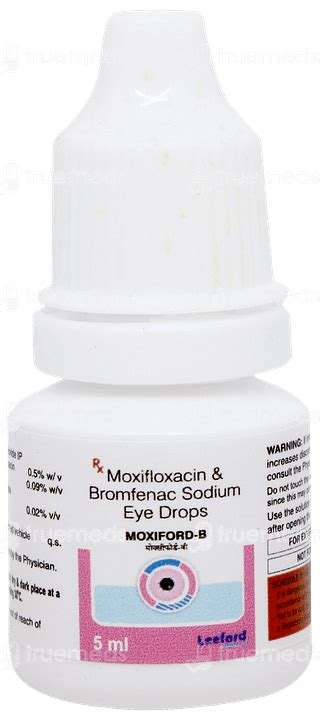 Moxiford B Eye Drops 5 Ml - Uses, Side Effects, Dosage, Price | Truemeds
