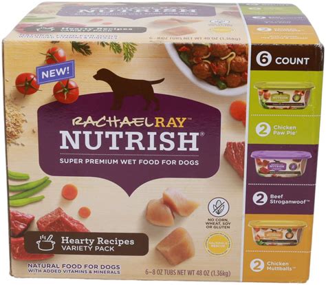 Buy Rachael Ray Nutrish 6-Pack Super Premium Wet Dog Food Canned Online ...