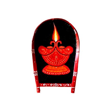 Bengal Art Bamboo Kulo Dya Painted Pooja Samagri Keeper Tray. : Amazon ...