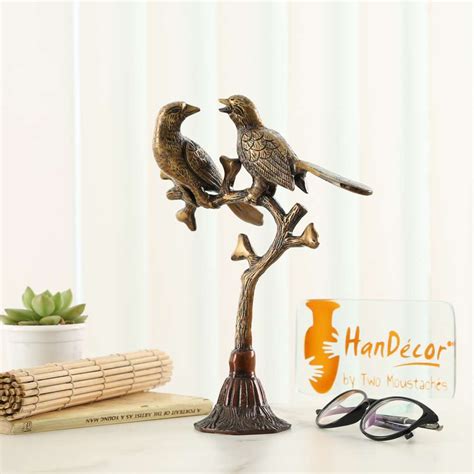 Buy Love Birds on Tree Brass Showpiece Brass Showpiece Online at Best Price