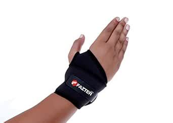 Buy FAZTER Unisex Wrist Support Wrap With Thumb Stabilizer Adjustable ...