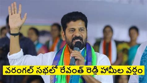 Revanth reddy speech from warangal during yatra for change, assures ...