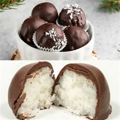 Coconut Chocolate Candy Balls at David Headrick blog
