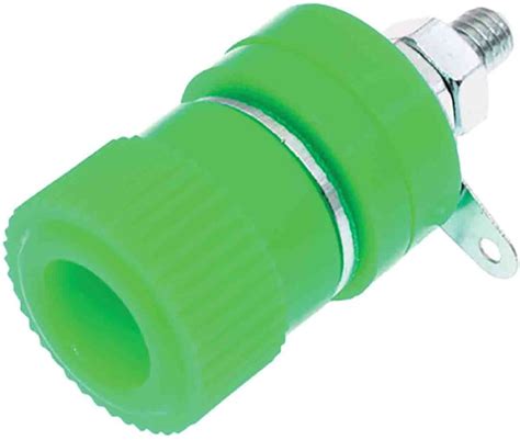 RS PRO | RS PRO Green Female Banana Socket, 4 mm Connector, Solder ...