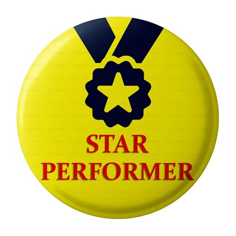 Lastwave Star Performer Pin Back Badges For Bags Stp 011 | Desertcart INDIA