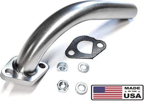Buy Exhaust Pipe for Predator 212cc, Honda GX160, GX200. Go Kart & mini ...