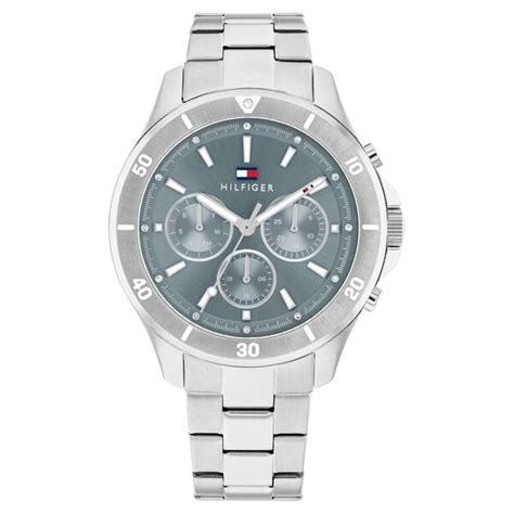 Buy Online Tommy Hilfiger Quartz Multifunction Blue Stainless Steel ...