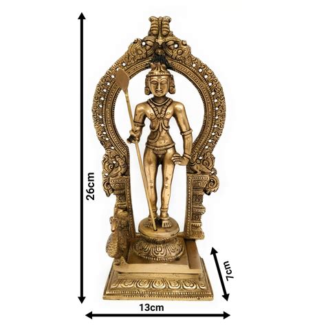 Brass Palani Murugan Statue – ArtyCraftz