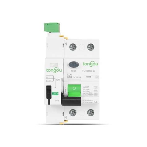 Earth Leakage 230V/400V 2P 63A 30mA DC RCCB RCD India | Ubuy