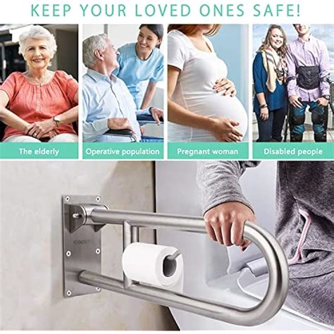23.6 INCH Stainless Toilet Safety Rails, WochiTV India | Ubuy
