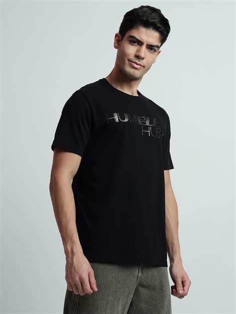 Rarebond's Humble Black Half Sleeve Comfort Fit T-shirt – rarebondstudios