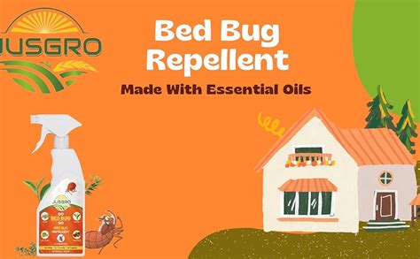 JusGro Bed Bug Killer Spray & Repellent Strong | Made With Essential ...