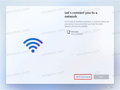 Image result for Skip Internet Connection Windows 11