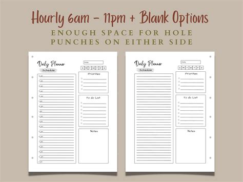 Image result for Time Block Daily Printable