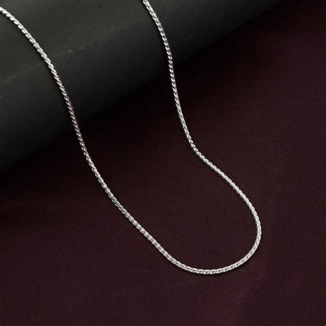 Pure Silver chain for women and girls with certificate