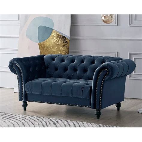 Mayfair Grey 2 Seater Chesterfield Sofa — Macklet.com