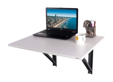 Captiver Eraa Engineered Wood Wall Mounted Foldable Study Table (68x56 ...