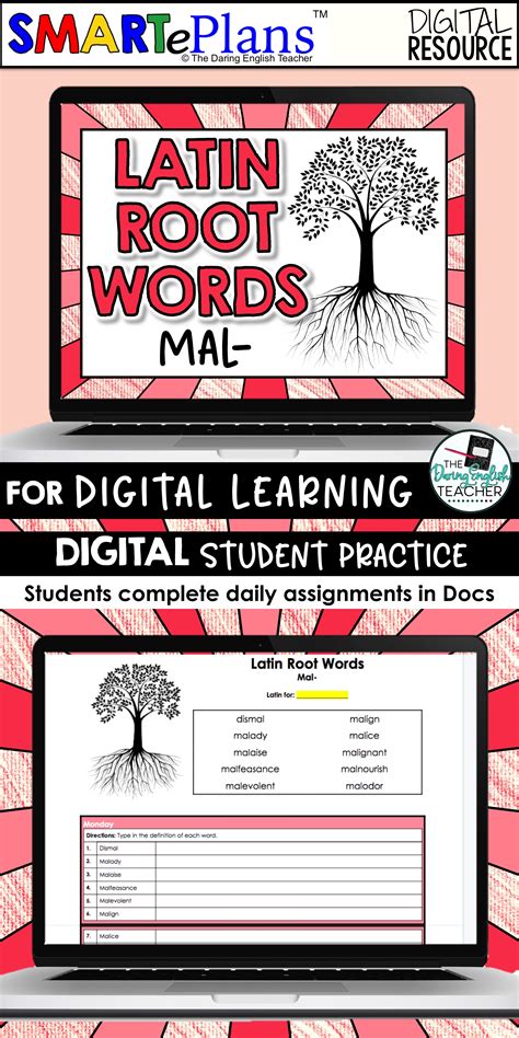 Teaching Vocabulary: Latin Root Word Mal Instructional Unit