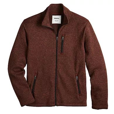 Men's Sonoma Goods For Life® Full-Zip Sweater Fleece Jacket