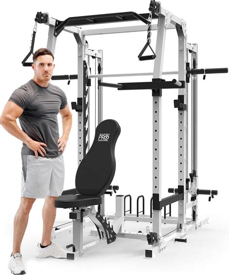 Marcy 3 in 1 Smith Machine Home Gym System with India | Ubuy