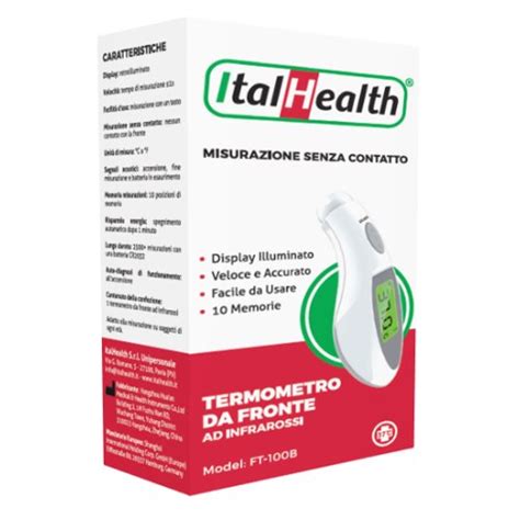 Infrared Forehead Thermometer ItalHealth - Loreto Pharmacy