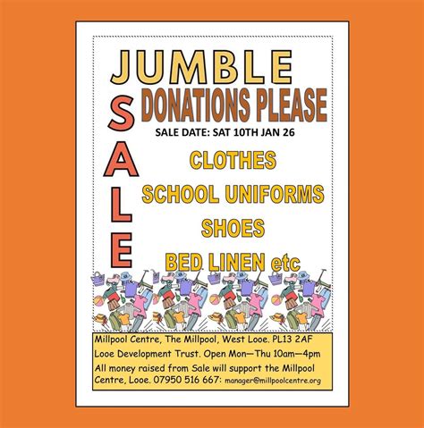 jumble sale, Morval, Cornwall, United Kingdom, Looe, 10 January 2026 ...