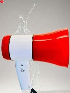 Sagaft X124 (HANDHELD RECHARGEABLE MEGAPHONE) with Recording, BLUETOOTH ...