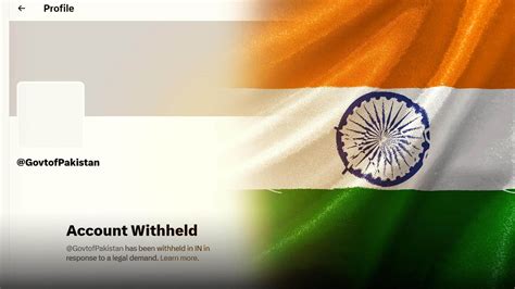 Pakistani government's X account withheld in India
