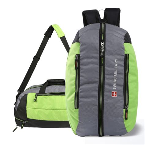 Swiss Military 2 in 1 Backpack and Duffle Bag 31L for Men & Women ...