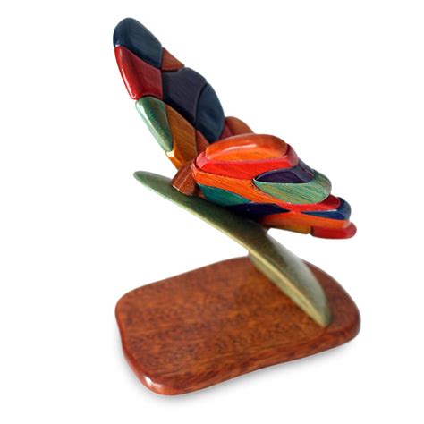 NOVICA "Andean Butterfly" Wood Sculpture : Amazon.in: Home & Kitchen
