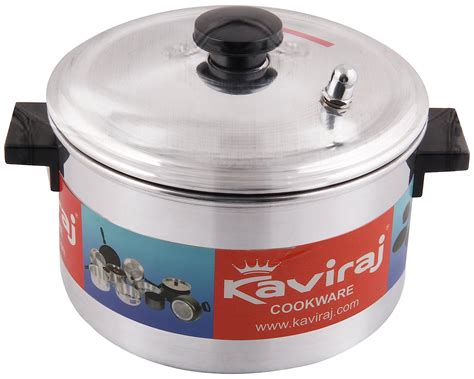 Kaviraj Aluminium Idly Steamer/Boiler Maker with, Heat Resistant ...