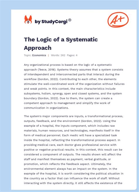 Systematic Approach Examples 的图像结果