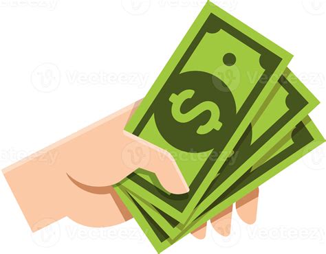 Hand with money 18923124 PNG