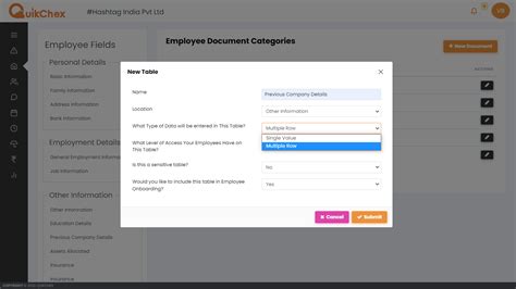 How do I add custom employee fields? - Quikchex Knowledge Base