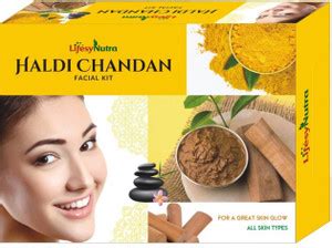 Lifesy Nutra Haldi Chandan Ultra Shine Facial Kit 250g + 125g Extra ...