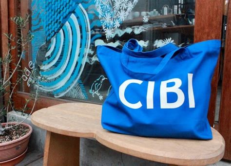 CIBI orignal blue tote bag | CIBI TOKYO STORE