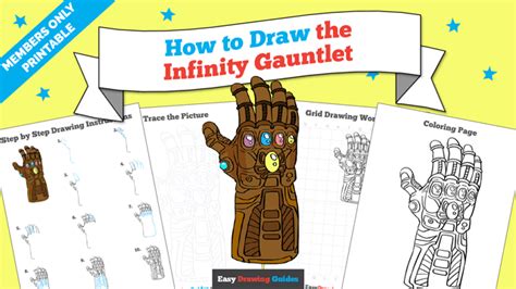 Infinity Gauntlet Tutorial Drawing 的图像结果