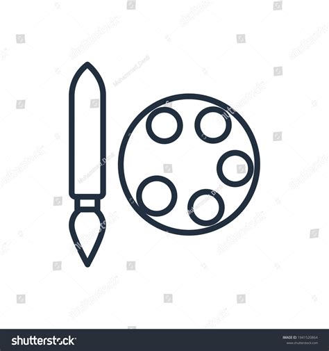 Design Color Palette Education Outline Icon Stock Vector (Royalty Free) 1941520864 | Shutterstock