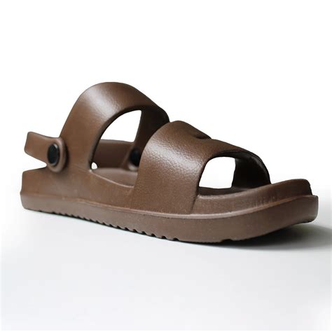 Men's Zigzag Brown Waterproof Sandals - (MS3)