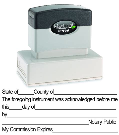 Buy Notary Acknowledgement Stamp Online at desertcart INDIA