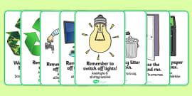 👉 Eco and Recycling Display Posters - Enviroweek