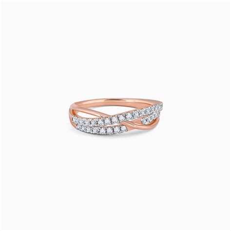 Rose Gold Aceno Diamond Ring – Heer by GIVA