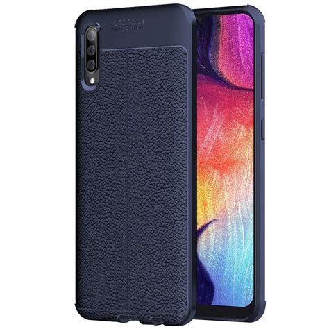 COVERS WALE Samsung Galaxy A50 Back Cover Leather Textures Soft TPU ...