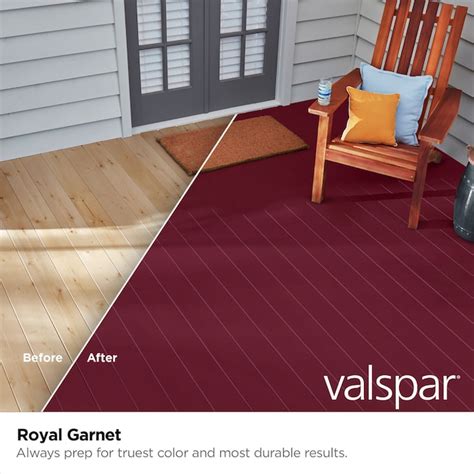 Valspar Royal Garnet Solid Exterior Wood Stain and Sealer (Half-pint ...