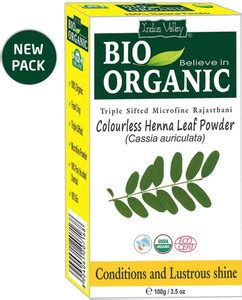 Indus Valley BIO Organic Colourless HENNA (Cassia Auriculata) - Price ...